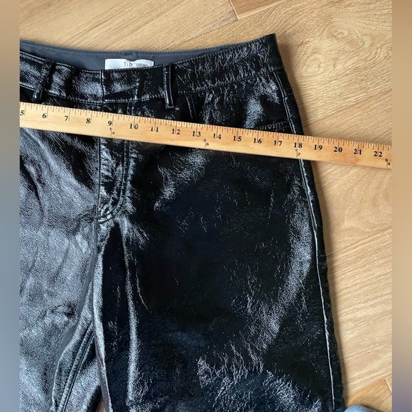 Tibi faux leather sculpted pants 29 - Picture 8 of 11